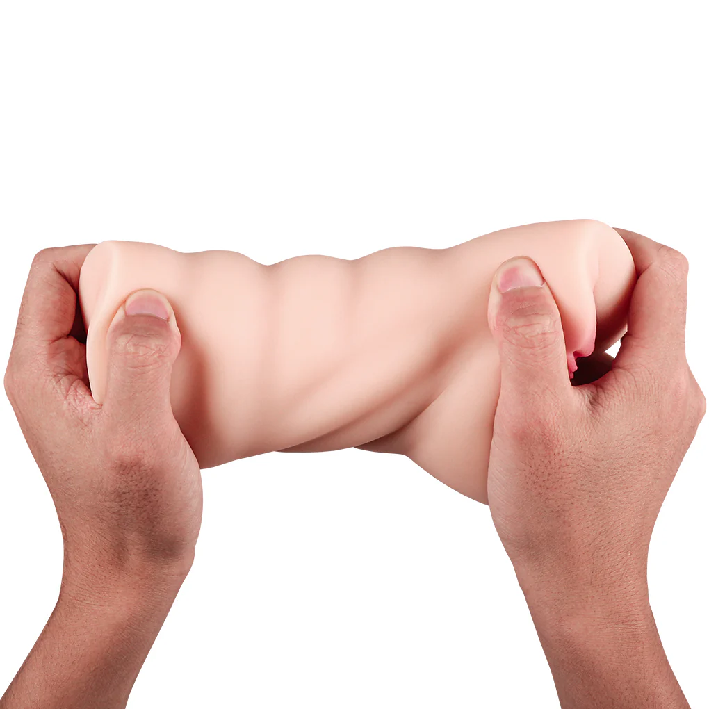 1.54Lb Asian Style 2-in-1 Vagina and Tight Anus Stroker Pocket Pussy - Image 2