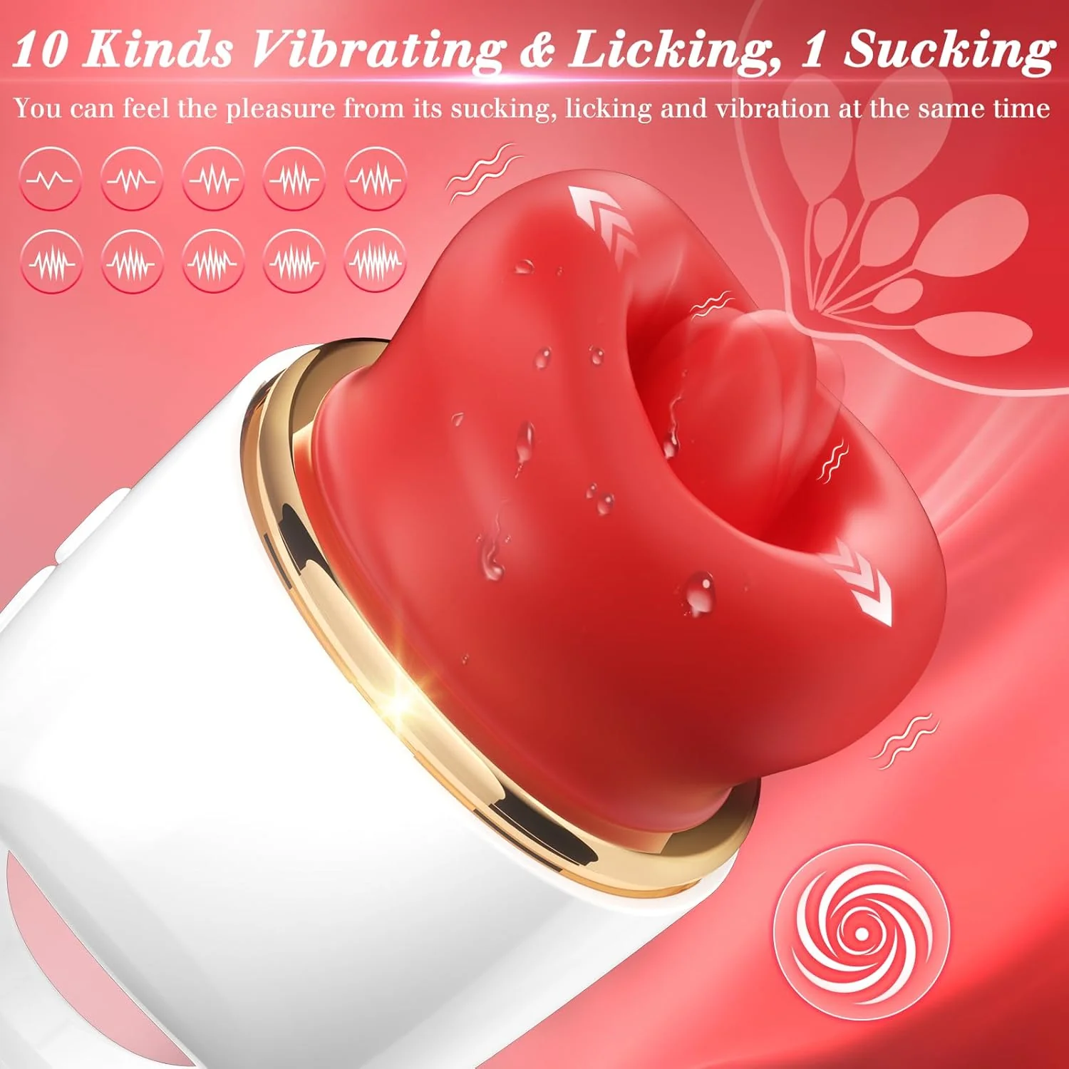 10 Frequency G-spot Stimulation Female Massage Jumping Egg - Image 3