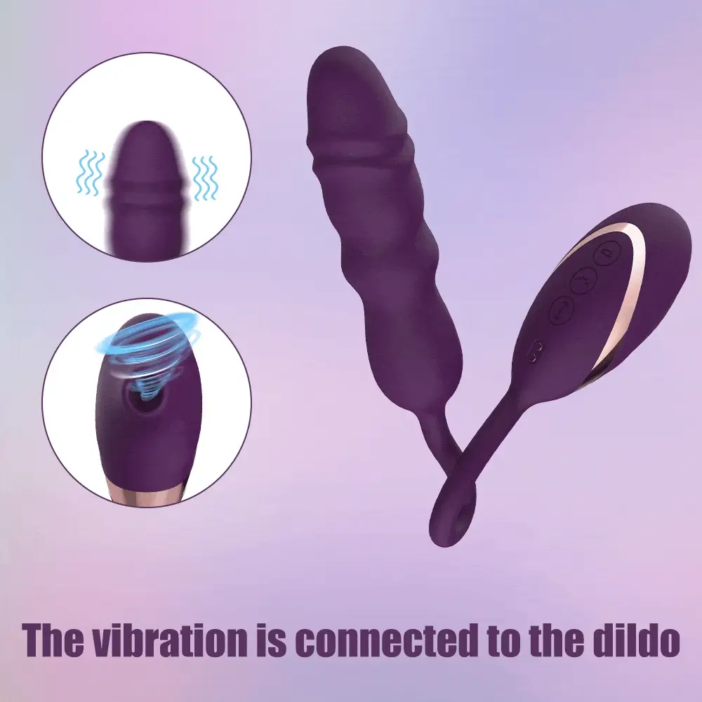 10 Frequency Sucking Telescopic Vibrator - Image 5