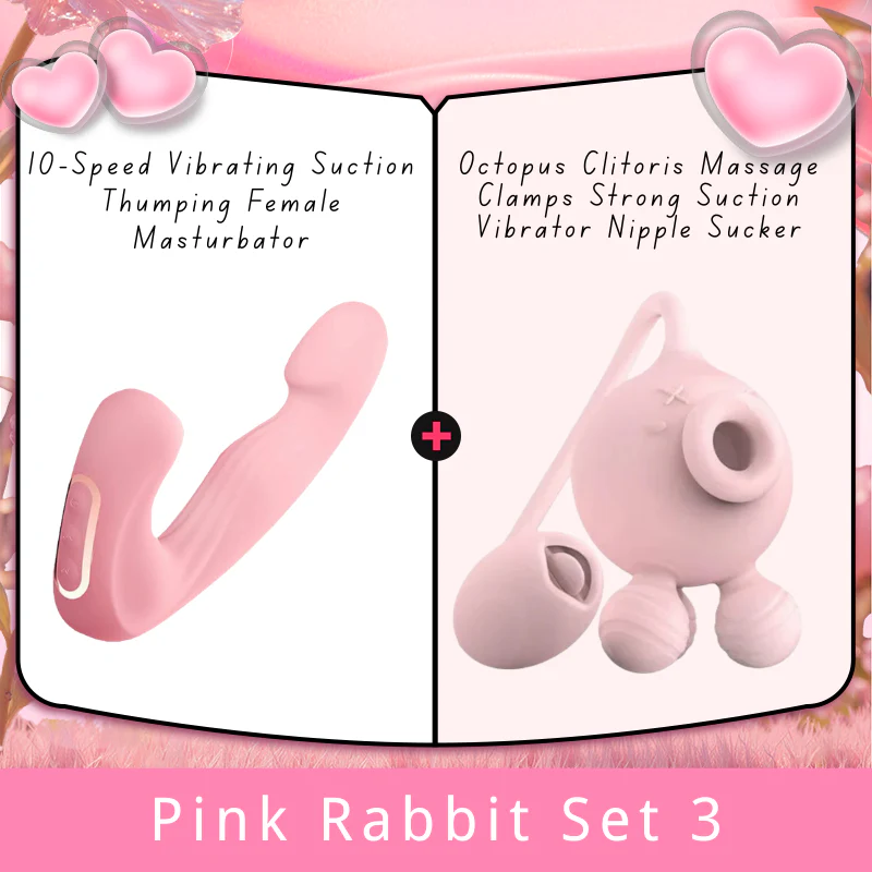 10-Speed Vibrating Suction Thumping Female Masturbator - Image 7