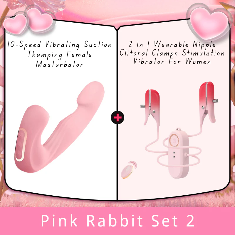 10-Speed Vibrating Suction Thumping Female Masturbator - Image 9
