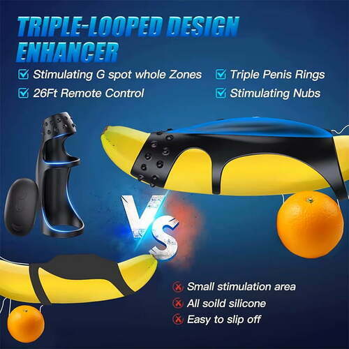 10 Vibrating Cock Ring G-spot Stimulator With Remote Control - Image 4