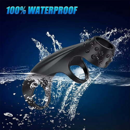 10 Vibrating Cock Ring G-spot Stimulator With Remote Control - Image 5