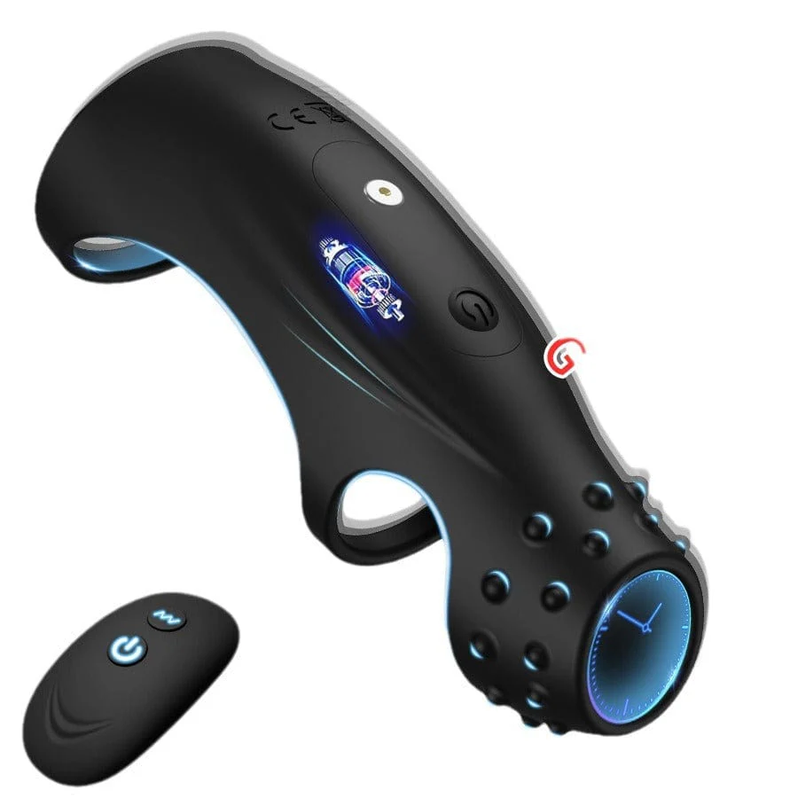 10 Vibrating Cock Ring G-spot Stimulator With Remote Control - Image 8