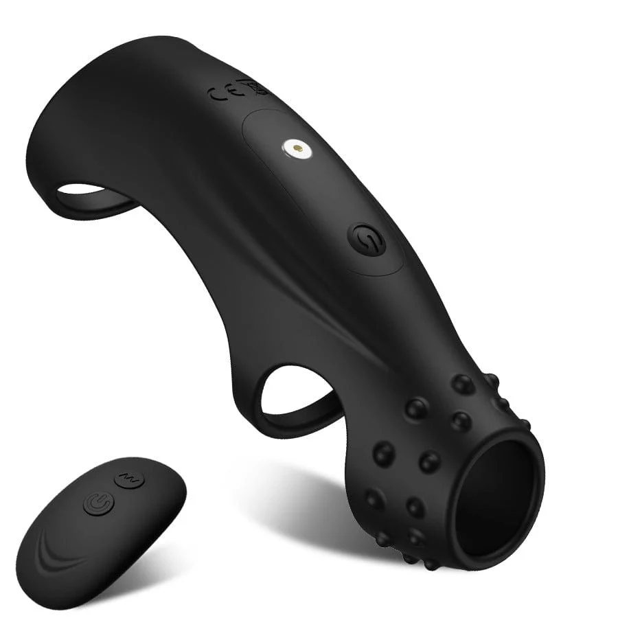 10 Vibrating Cock Ring G-spot Stimulator With Remote Control - Image 9