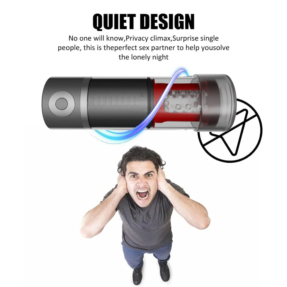 Male Automatic Telescopic Rotation Masturbation Cup - Image 4
