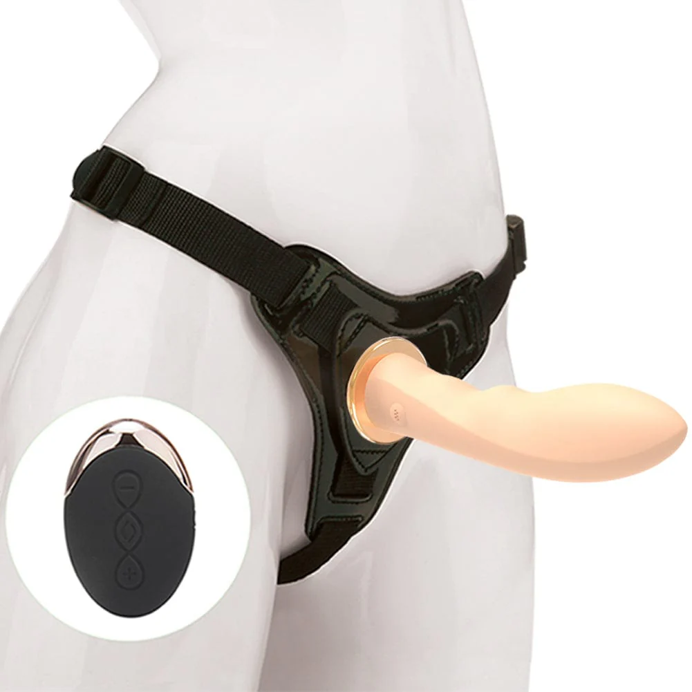 Wireless Remote USB Rechargeable Strap On Dildo - Image 9