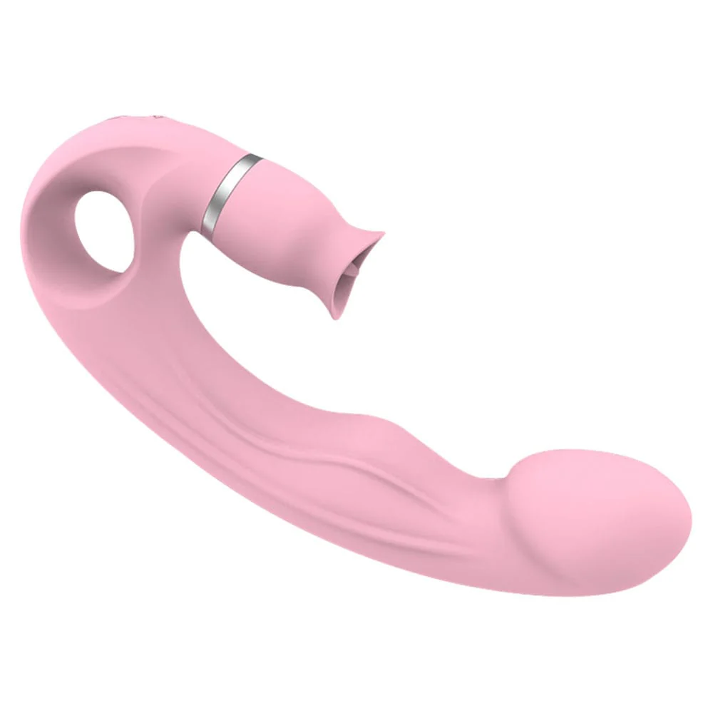 Tongue Licking G Spot Stimulating Dildo Vibrator - Image 8