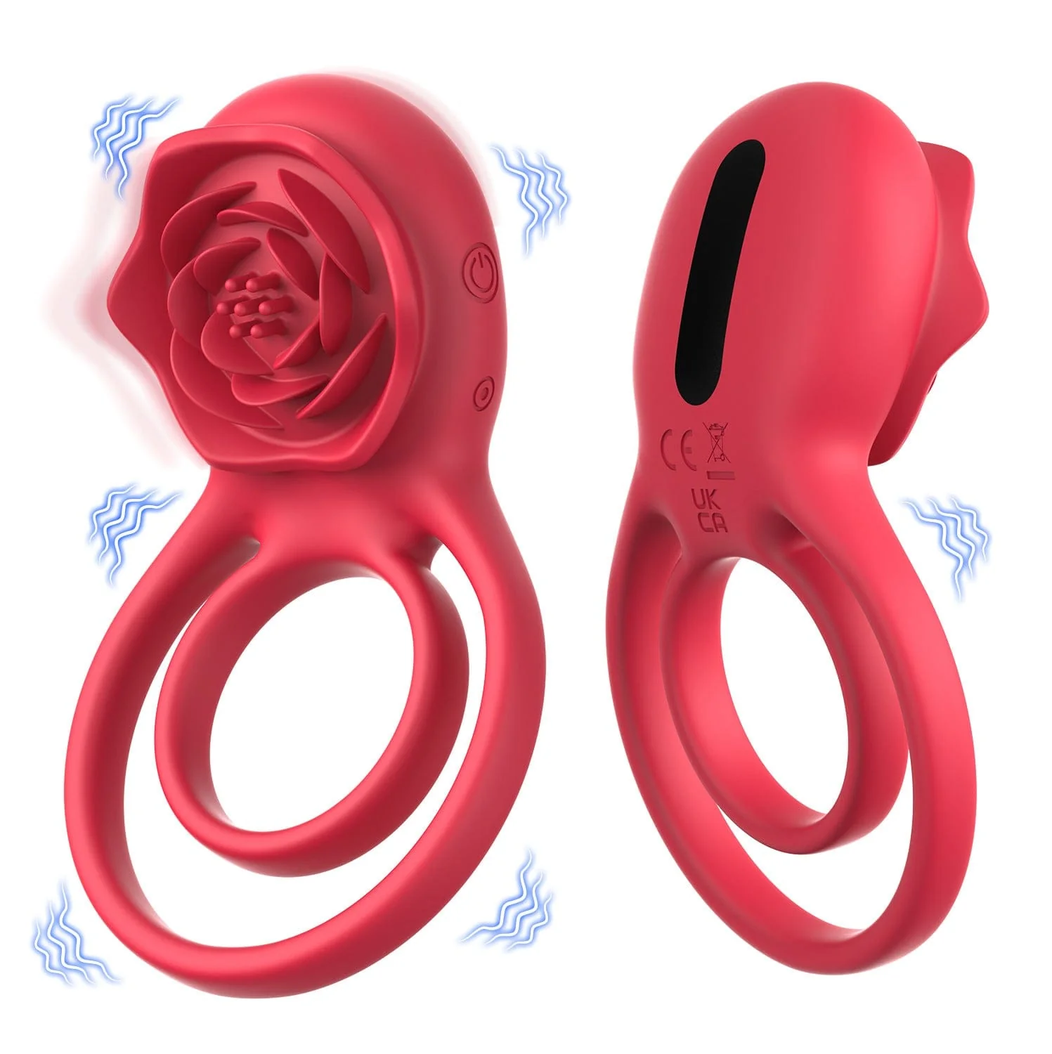 Rose Cock Ring Vibrator & Clit Stimulator - Image 5