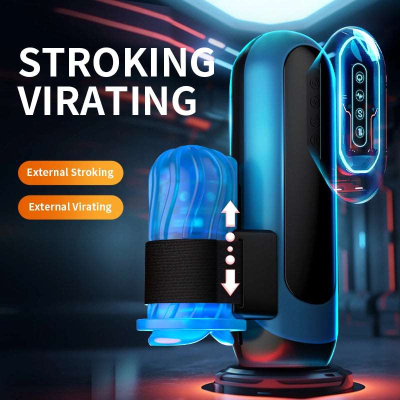 Auto Thrusting Vibrating Stroker Male Masturbator - Image 4