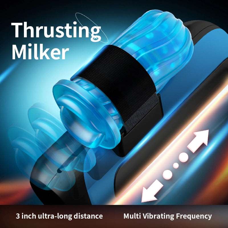 Auto Thrusting Vibrating Stroker Male Masturbator - Image 5