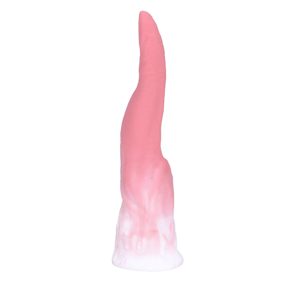Gradual Pink 7.68 Inch Monster's Tongue Silicone Dildo - Image 4