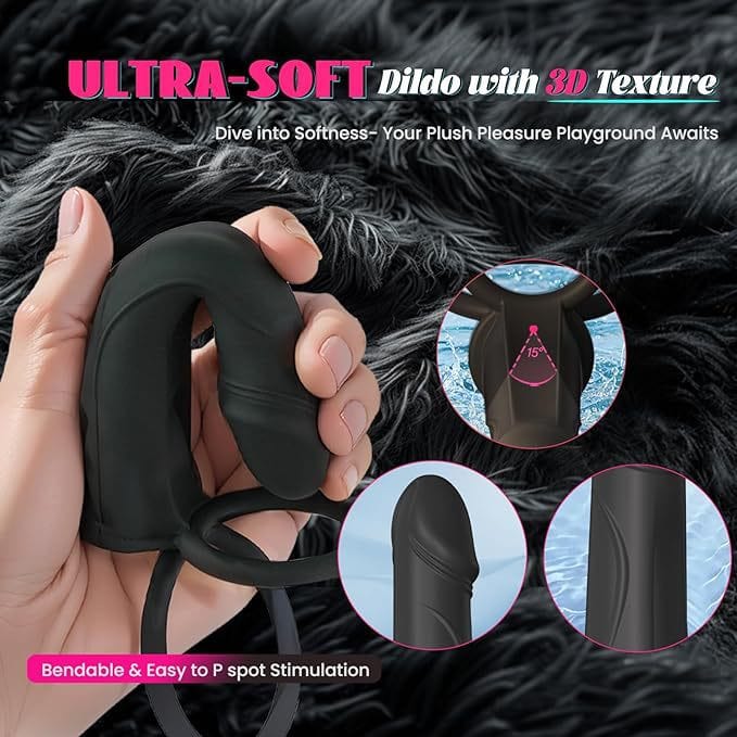 Strap On Dildo With Vibrating Cock Ring For Couple - Image 5