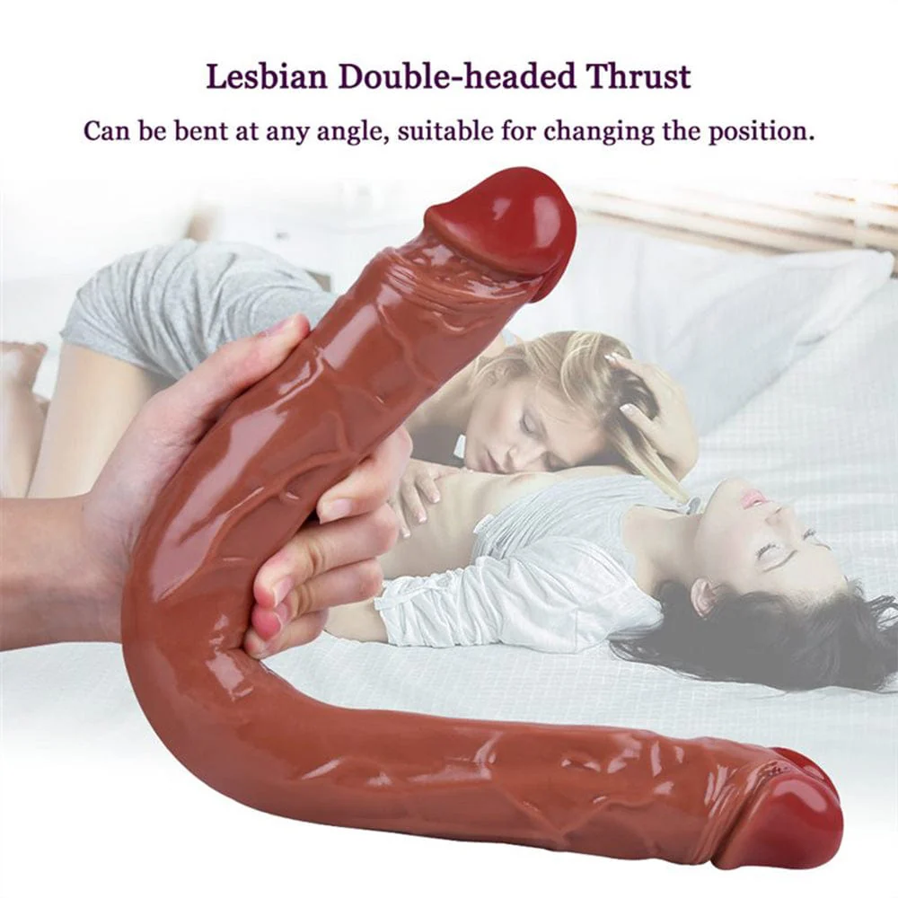 15.5 Inch Double-Ended Artificial Dildo - Image 2