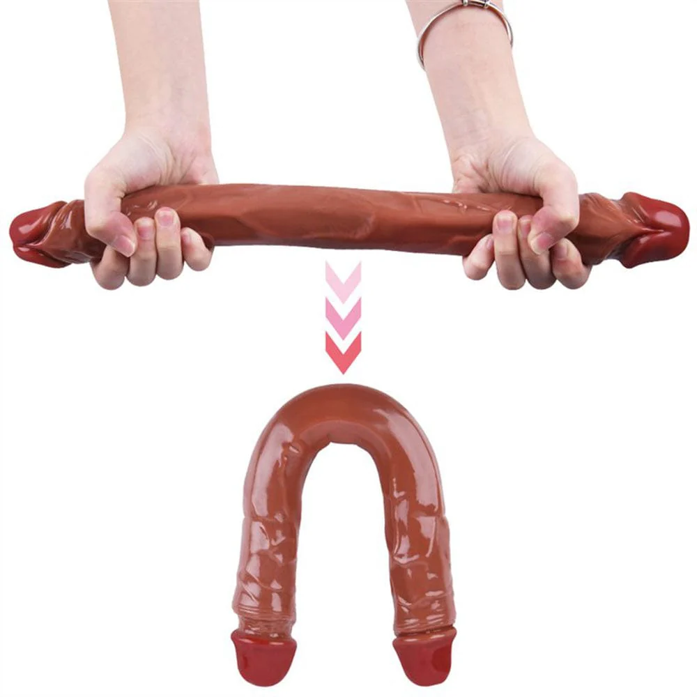 15.5 Inch Double-Ended Artificial Dildo - Image 3