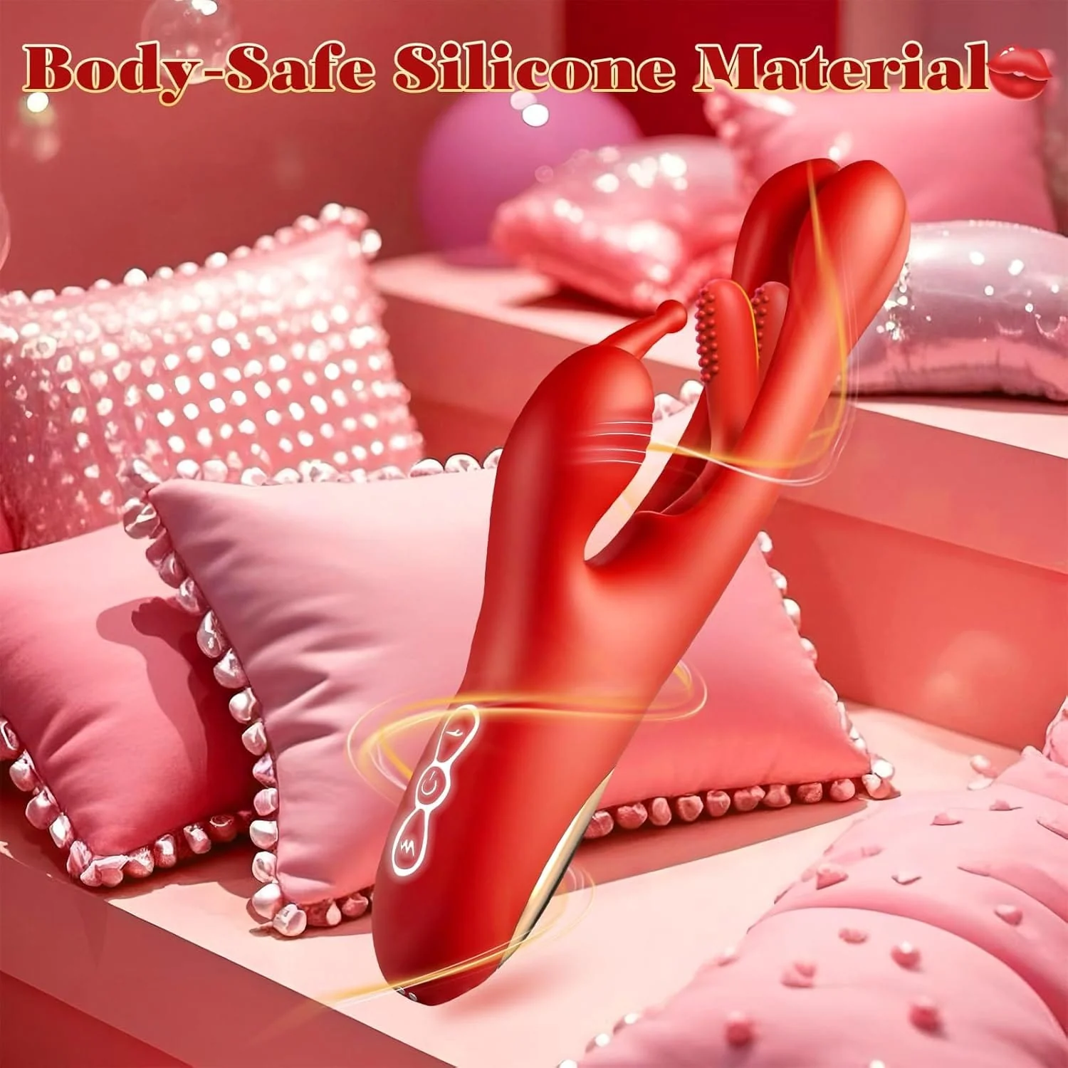 3 IN 1 Rabbit Flapping G Spot Clitoral stimulation Vibrator - Image 8
