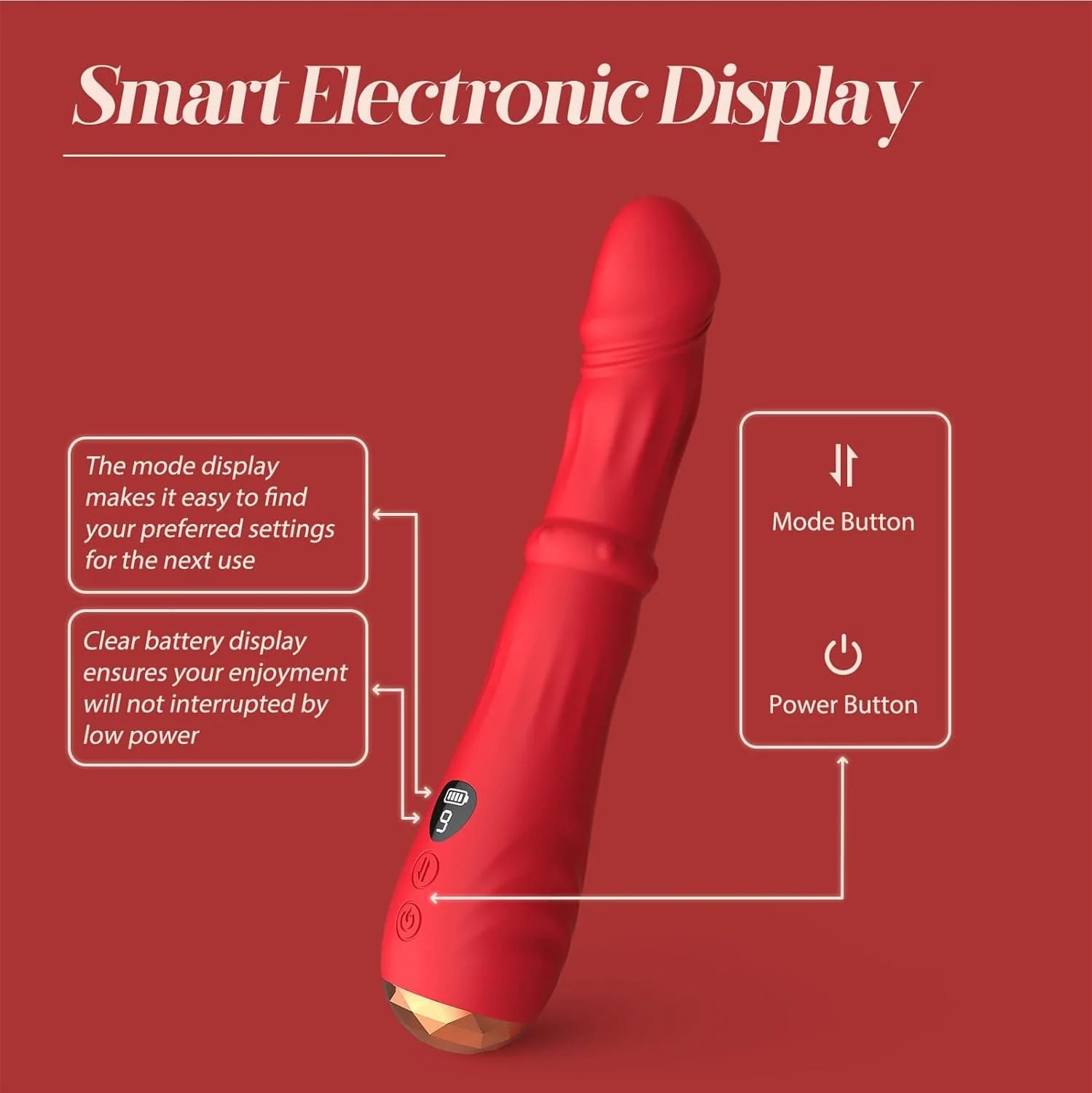 3 In 1 Steel Ball Sliding Heating Clitoral G-Spot Vibrators - Image 5