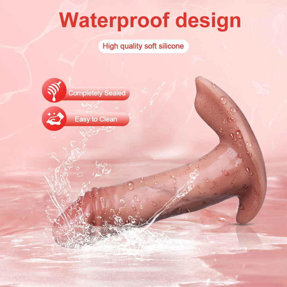 3 in 1 Thrusting Realistic Wearable Dildo Vibrator with Remote Control - Image 5