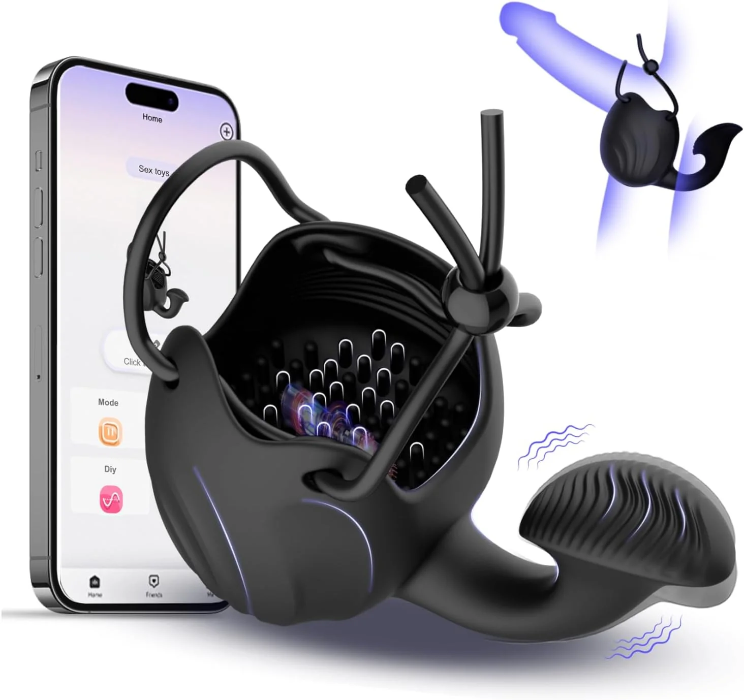 3 In 1 Vibrating Cock Ring