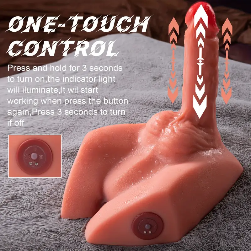 5.66Lb Male Half Torso Sex Doll with Thrusting Dildo & Tight Anus - Image 4