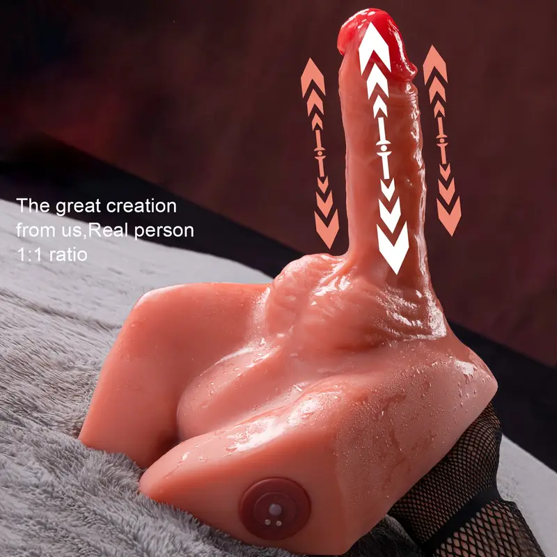 5.66Lb Male Half Torso Sex Doll with Thrusting Dildo & Tight Anus - Image 6
