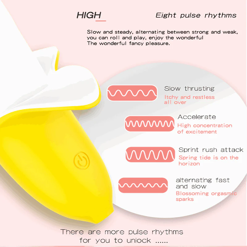 8-Speed Adjustable Banana Vibrating Wand - Image 4