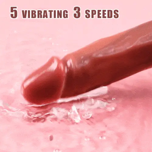 9.17In 5 Beads Rotating Swing 8 Vibrating Dildo remote control - Image 4
