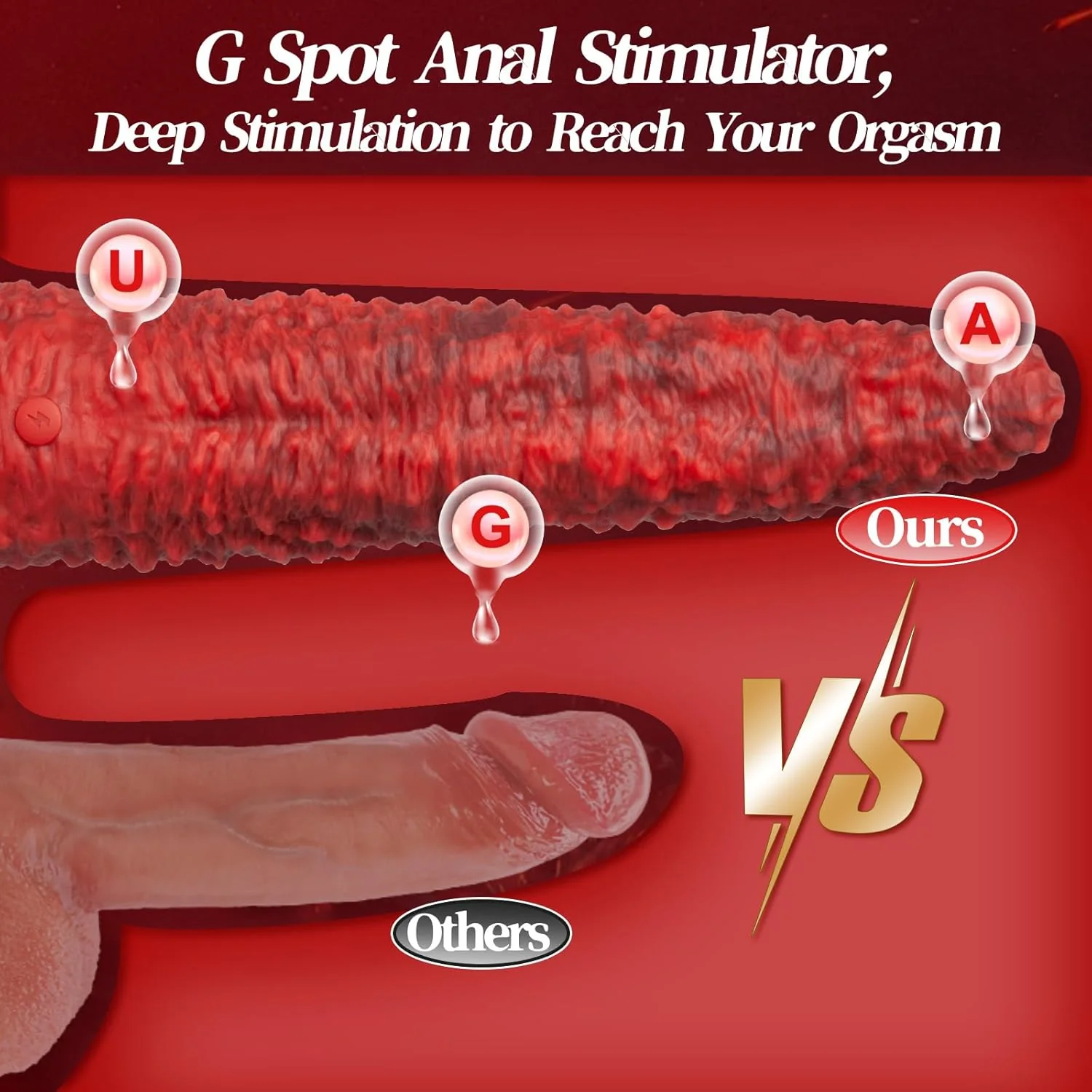 9.5-inch Realistic Monster Tongue Thrusting Dildo Vibrator With Remote Control - Image 5