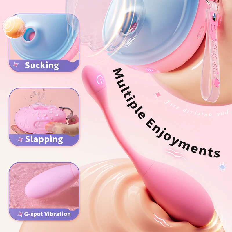 AAV Vitality Bag Suction Tapping Clitoral G-spot Vibrator - Image 3