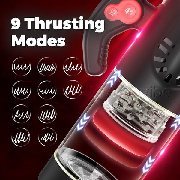 Titanium Warrior Pro Sucking Rotating Thrusting Male Masturbator - Image 2