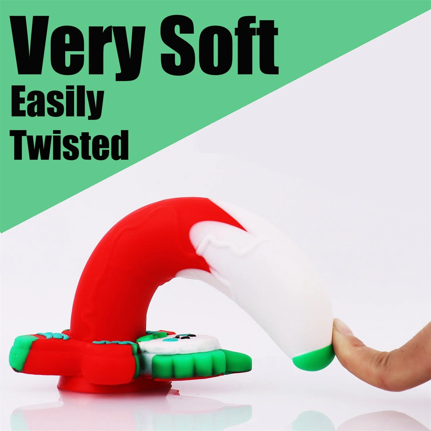 AIMITEX Gingerbread Man Dildo Suction Cup Manual Masturbator - Image 3