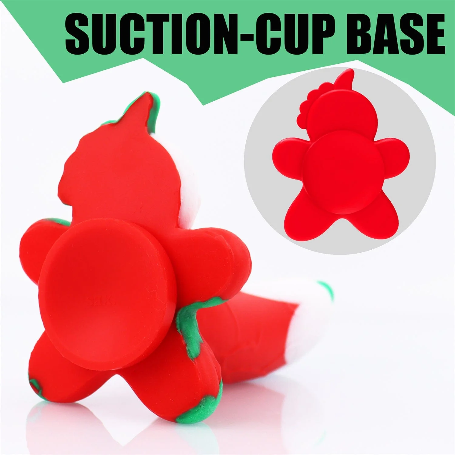 AIMITEX Gingerbread Man Dildo Suction Cup Manual Masturbator - Image 4