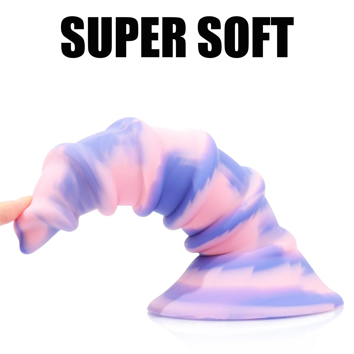 AIMITEX Gold Silicone Screw Super Thick Penis Butt Plug Anal Sex Toy - Image 6