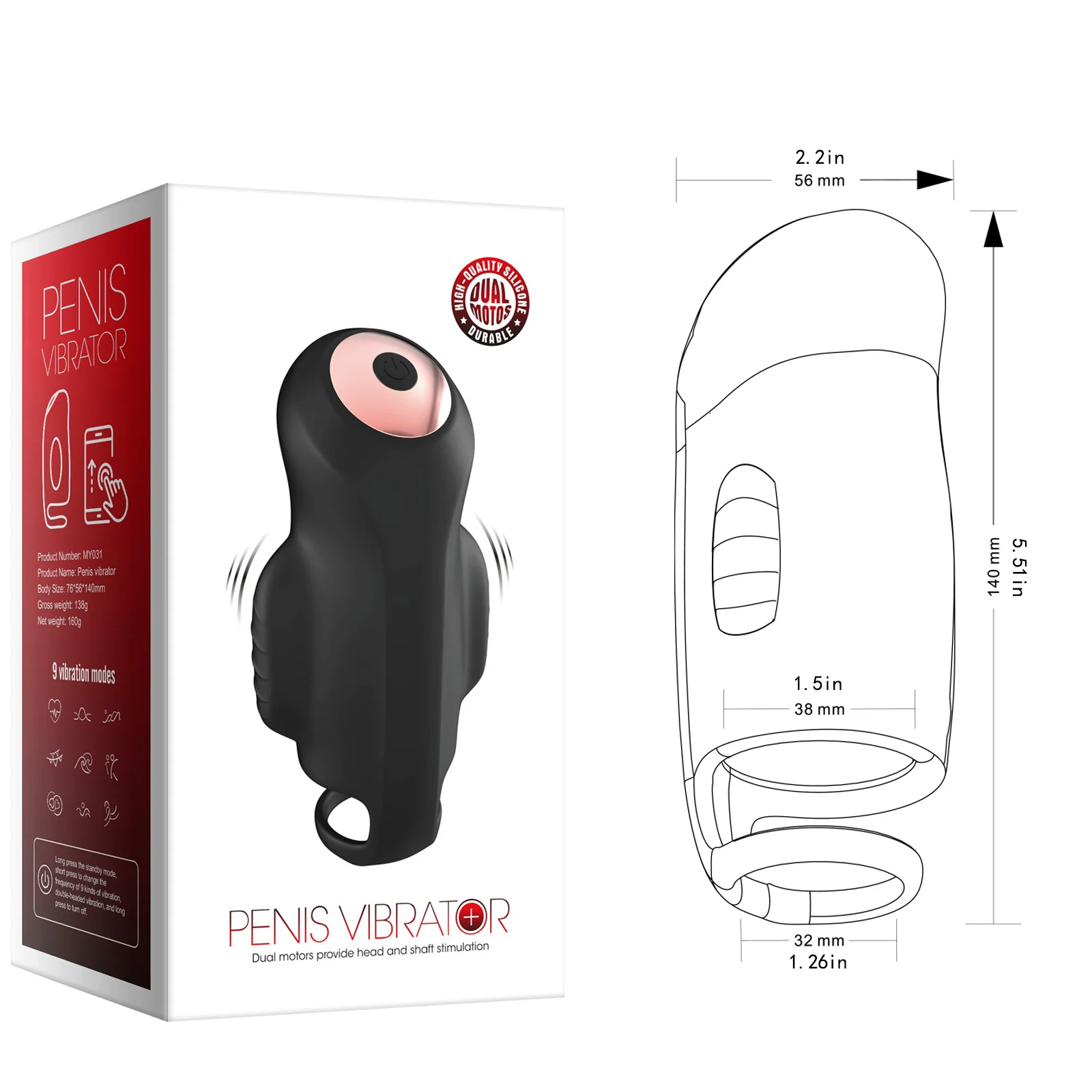 APP Control Male Trainer with Double Vibration & Locking Ring - Image 13
