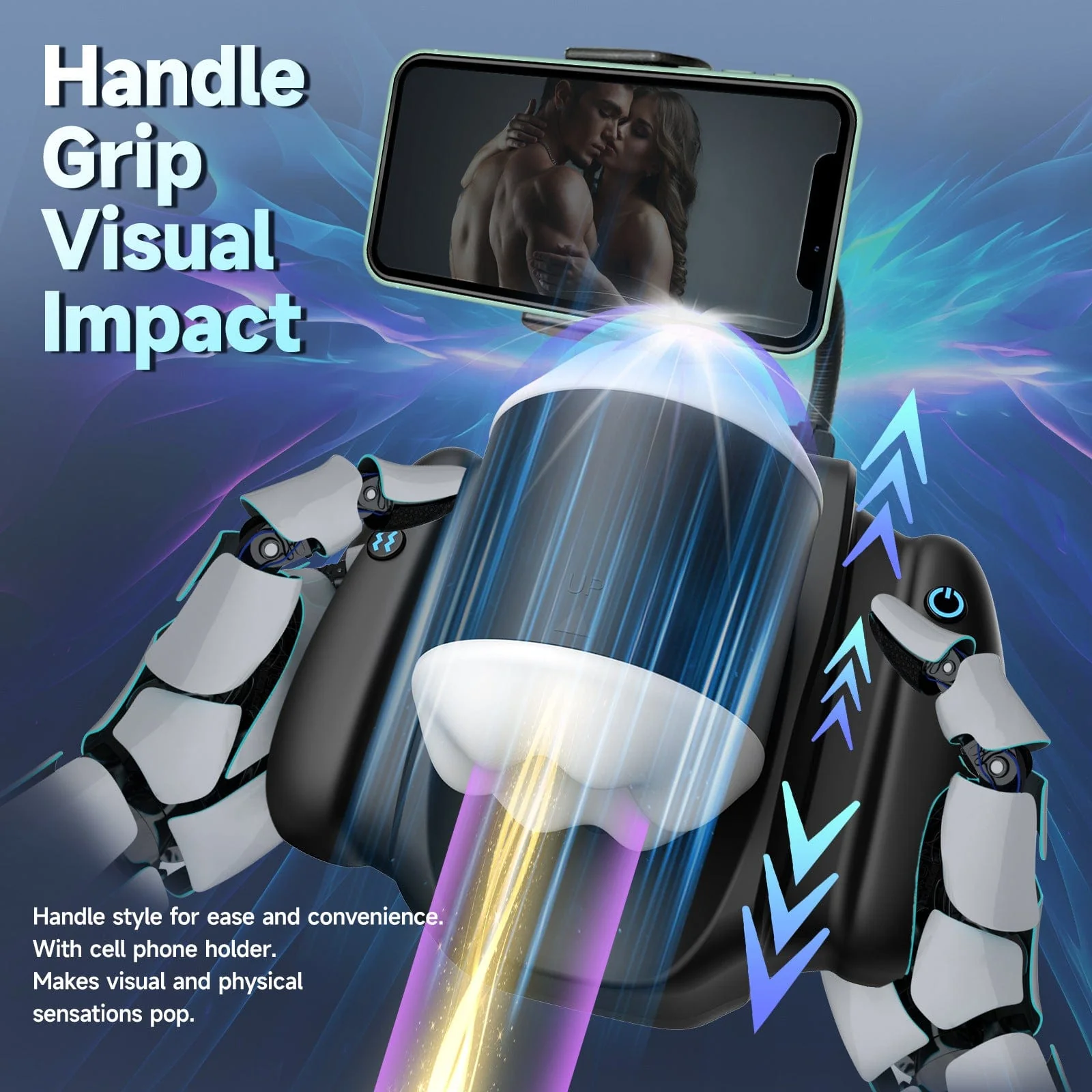 APP Controlled Male Masturbator 10 Vibration Modes 3 Thrusting Speeds Telescopic - Image 4