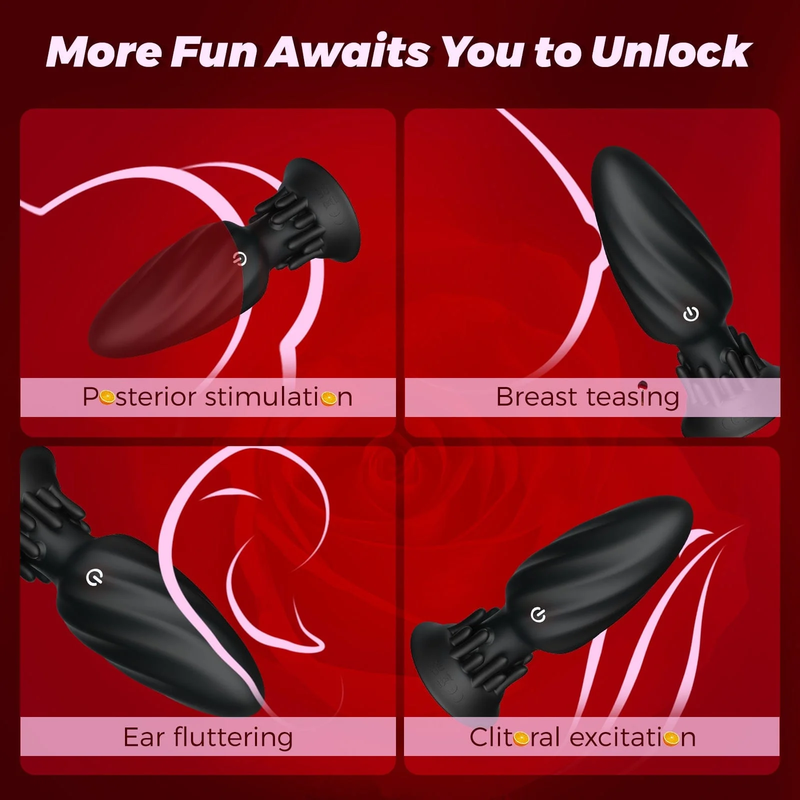 APP - Controlled Rotating Anal Plug 9 Modes Waterproof Quiet - Image 4
