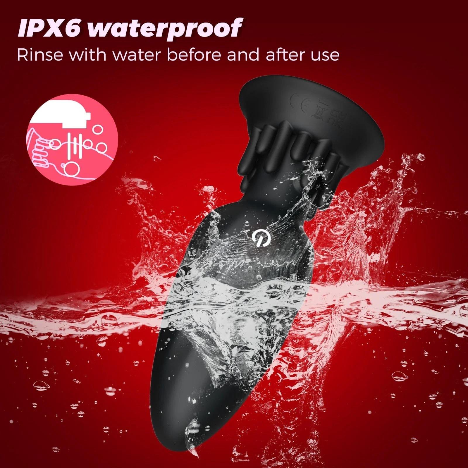 APP - Controlled Rotating Anal Plug 9 Modes Waterproof Quiet - Image 5