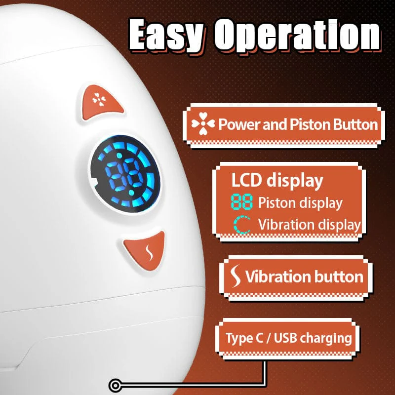 Auto Thrusting Vibrating Testicle Glans Stimulation Male Stroker - Image 6