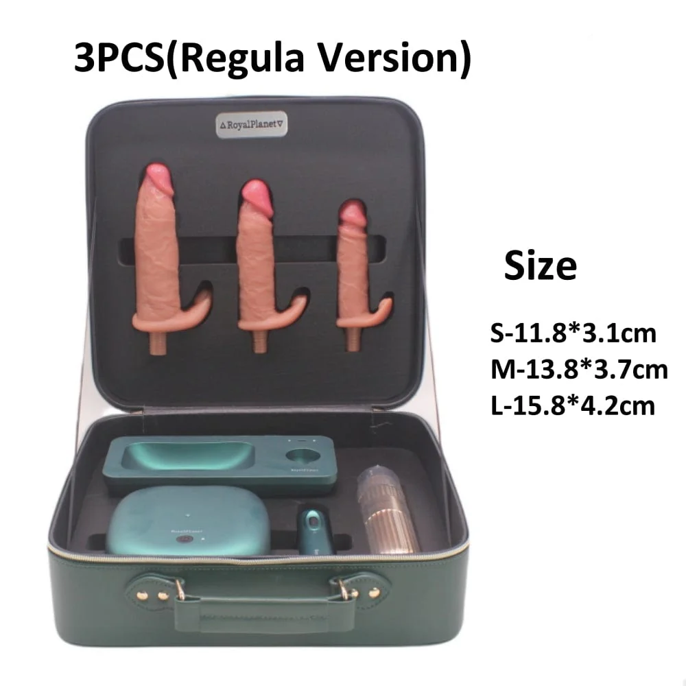 Auto Thrusting Vibration dildo Sex Machine Set With Storage Box - Image 12