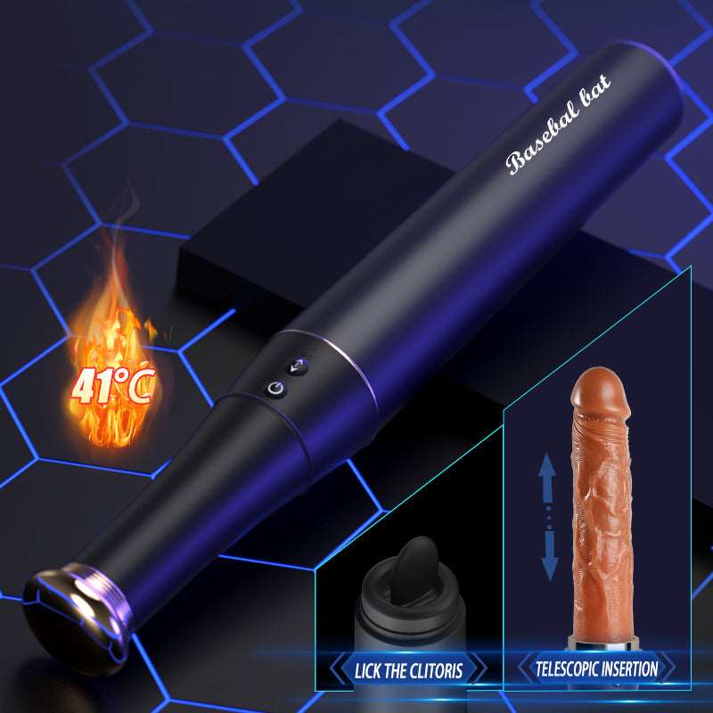 Baseball - Automatic Telescopic Dildo With Tongue Licking And Heating Function - Image 5