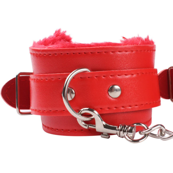 BDSM Adjustable Handcuffs Ankle Bracelets - Image 3