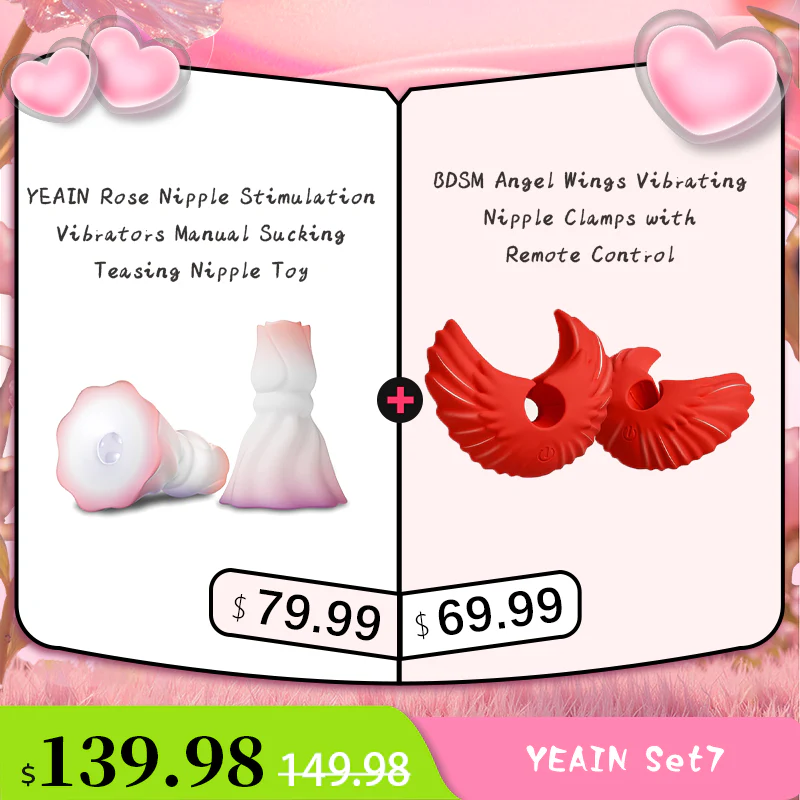 BDSM Angel Wings Vibrating Nipple Clamps with Remote Control - Image 14