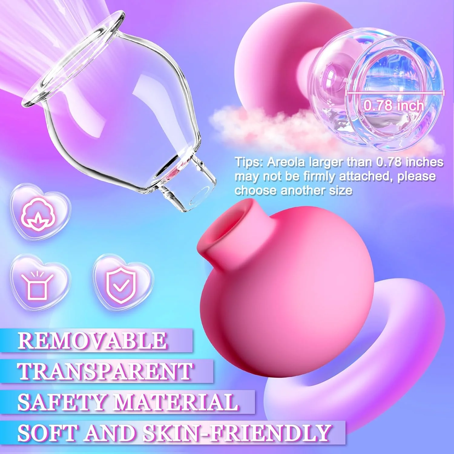 BDSM Manual Suction Nipple Stimulator (1 Pair) - Image 6