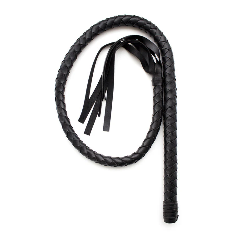 BDSM PU Leather Bondage Sex Whip For Couple