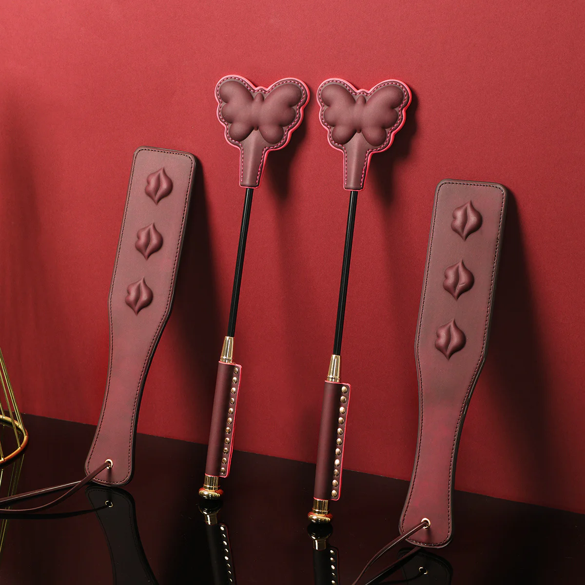 BDSM Temperature-Sensitive Color-Changing Butterfly Sex Whip Paddle - Image 2