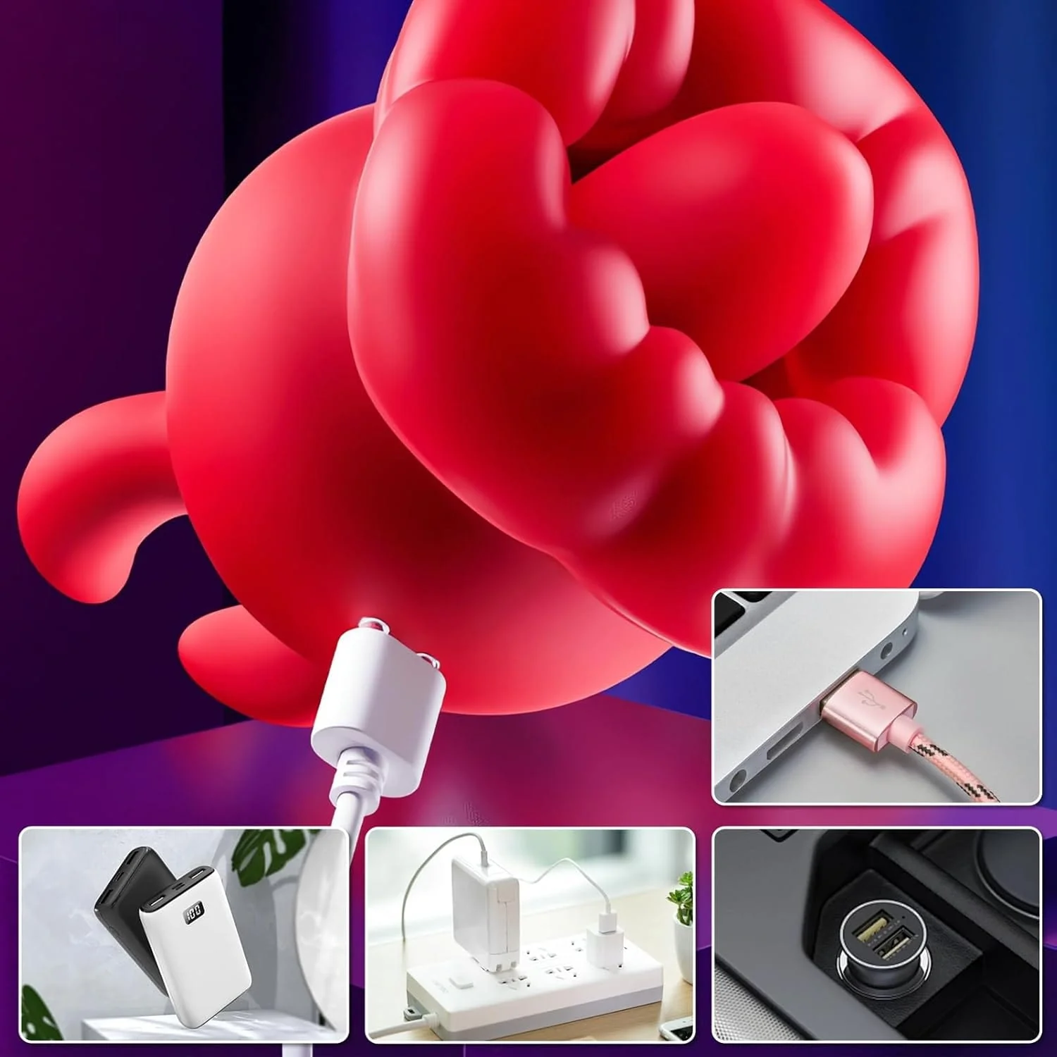 Big Mouth 2 In 1 Tongue Vibrator Clitoral Vibrator with 10 Tongue Licking Vibrating Modes - Image 4