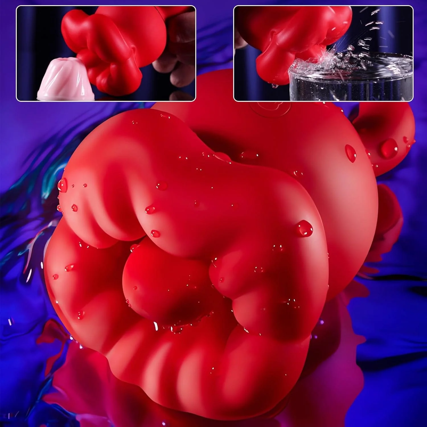 Big Mouth 2 In 1 Tongue Vibrator Clitoral Vibrator with 10 Tongue Licking Vibrating Modes - Image 7