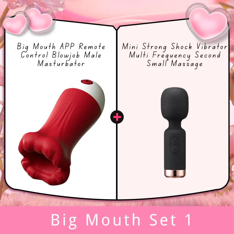 Big Mouth APP Remote Control Blowjob Male Masturbator - Image 6