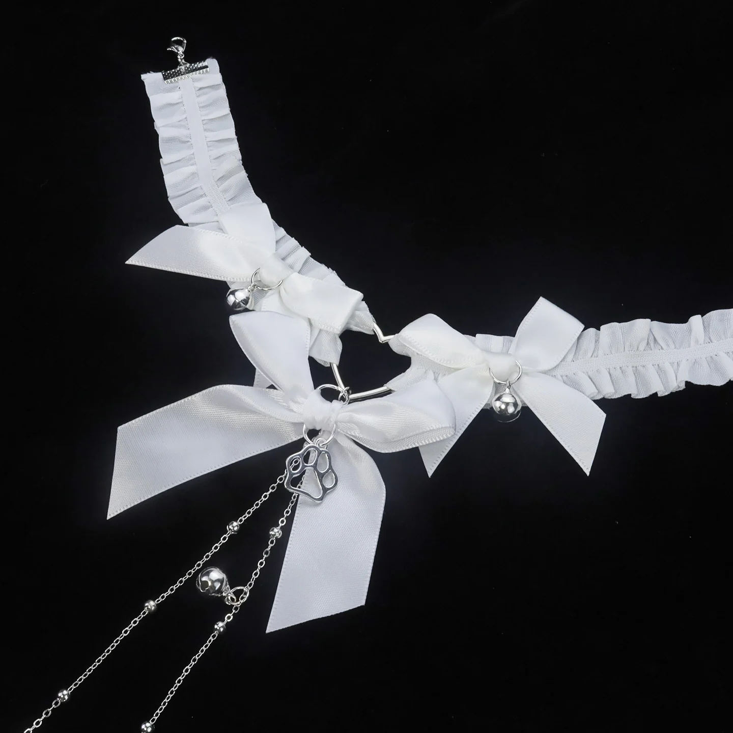 Bow Choker Nipple Clamps Body Chain Set - Image 4