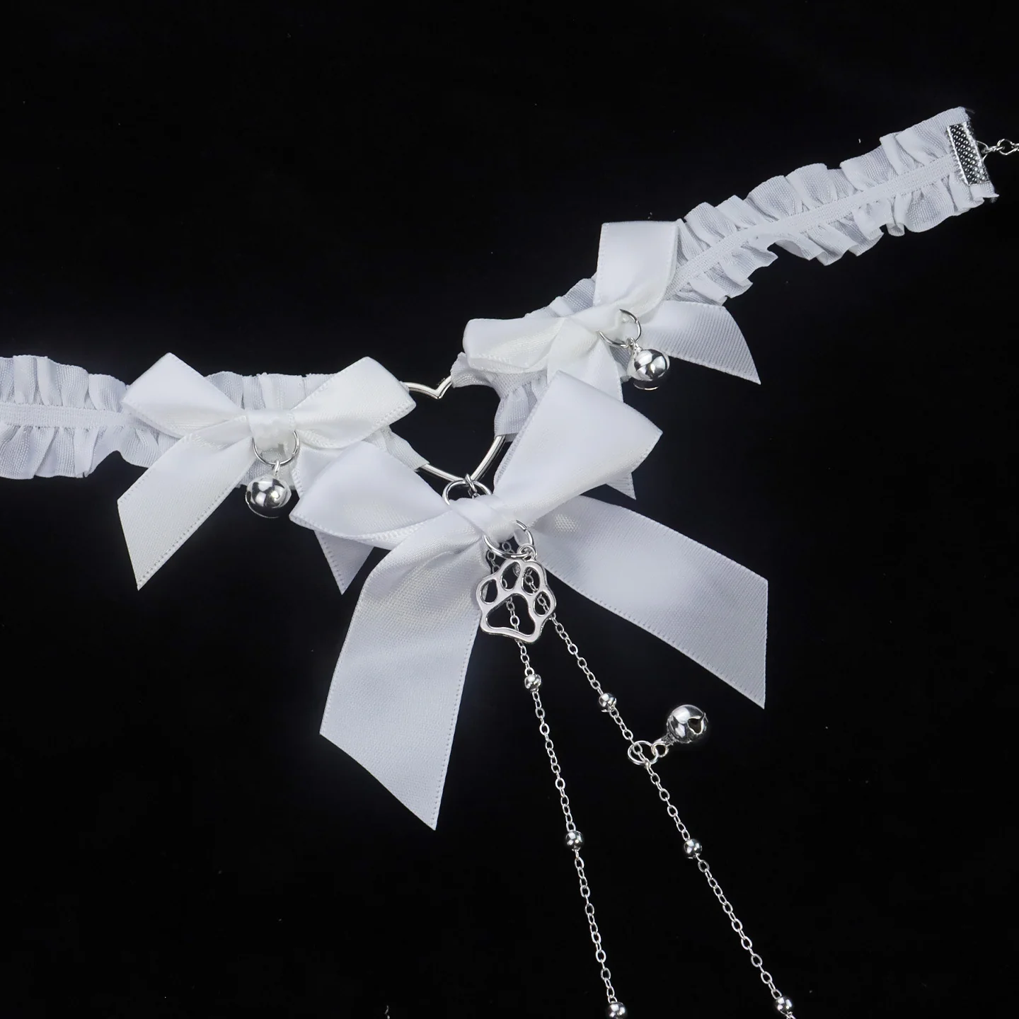 Bow Choker Nipple Clamps Body Chain Set - Image 5